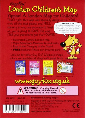 Guy Fox London Children's Map:  2008 9781904711049 Front Cover