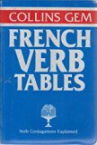 Collins Gem French Verb Tables and Grammar  1980 9780004593050 Front Cover