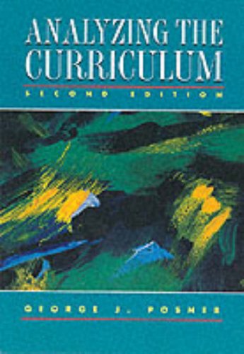 Analyzing the Curriculum  2nd 1995 9780070507050 Front Cover