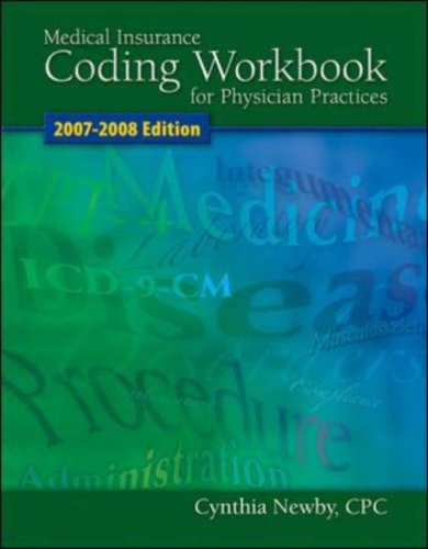 Medical Insurance Coding Workbook for Physician Practices  4th 2008 (Revised) 9780073522050 Front Cover