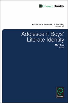 Adolescent Boy's Literate Identity   2011 9780857249050 Front Cover
