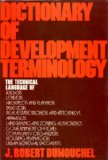 Dictionary of Development Terminology   1975 9780070181052 Front Cover