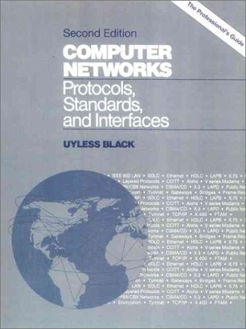 Computer Networks Protocols, Standards and Interface 2nd 1993 9780131756052 Front Cover