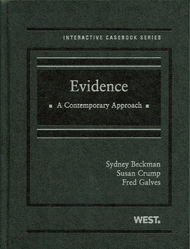 Evidence A Contemporary Approach  2009 9780314191052 Front Cover
