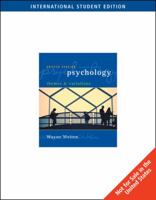 Psychology N/A 9780495102052 Front Cover