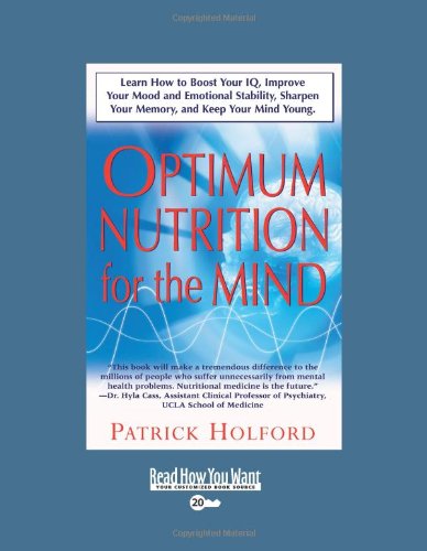 Optimum Nutrition for the Mind   2004 9781591201052 Front Cover