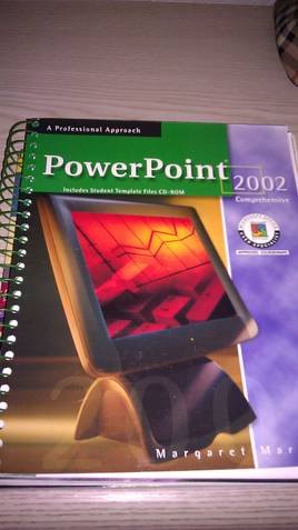 PowerPoint 2002 : Comprehensive, a Professional Approach  2002 (Student Manual, Study Guide, etc.) 9780078274053 Front Cover