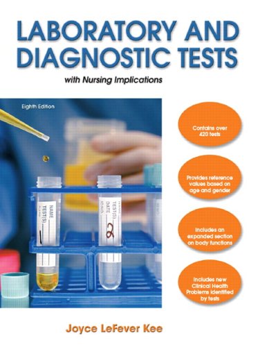 Laboratory and Diagnostic Tests  8th 2010 9780135074053 Front Cover