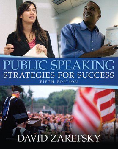 Public Speaking Strategies for Success 5th 2008 9780205504053 Front Cover