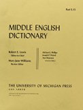 Middle English Dictionary S. 15  1991 9780472012053 Front Cover