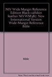 NIV Wide Margin Reference Edition Black Calfskin Leather NIVWM387  N/A 9780521509053 Front Cover
