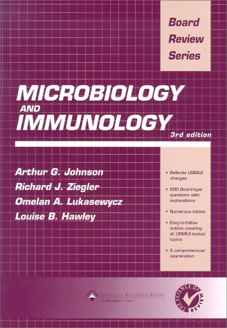 Microbiology and Immunology 3rd 1996 (Revised) 9780683180053 Front Cover
