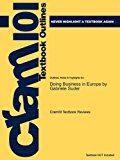 Outlines and Highlights for Doing Business in Europe by Gabriele Suder, Isbn 9781412918466 N/A 9781428845053 Front Cover