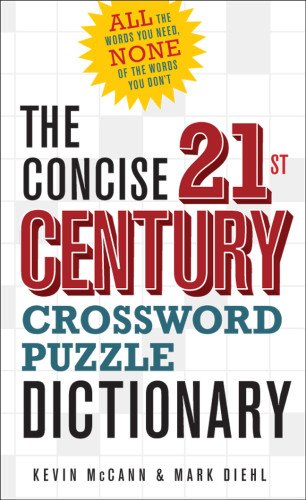 Concise 21st C Crossword Puzzle Dictiona   2009 9781454907053 Front Cover