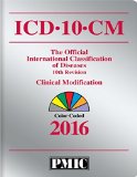 ICD-10-CM 2016                          N/A 9781943009053 Front Cover