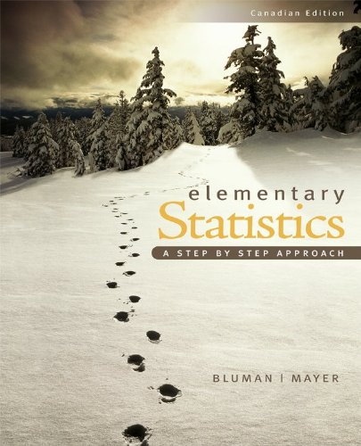 ELEMENTARY STATISTICS >CANADIAN < 1st 9780070963054 Front Cover