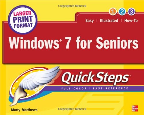 Windows 7 for Seniors QuickSteps   2011 9780071768054 Front Cover