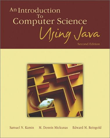 Introduction to Computer Science Using Java  2nd 2002 (Revised) 9780072323054 Front Cover
