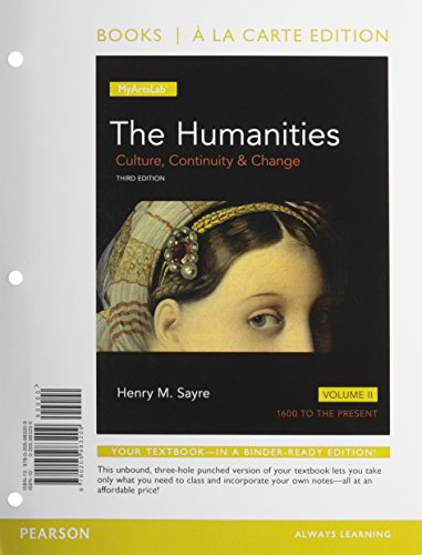 Humanities Culture, Continuity and Change 3rd 2015 9780133828054 Front Cover