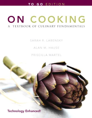 On Cooking A Textbook of Culinary Fundamentals 5th 2011 9780135118054 Front Cover