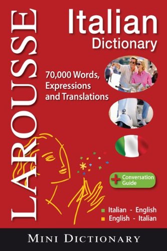 Larousse Mini Dictionary : Italian-English / English-Italian   2007 9782035410054 Front Cover