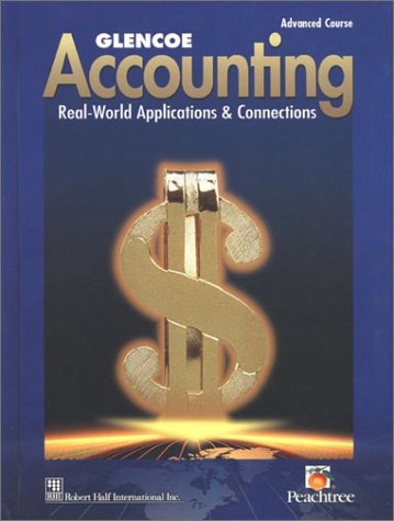 Glencoe Accounting: Advanced Course, Student Edition  4th 2000 (Student Manual, Study Guide, etc.) 9780028150055 Front Cover