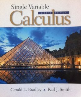 Single Variable Calculus 2nd 1999 9780134361055 Front Cover