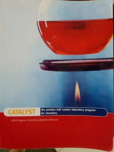 CATALYST ORGANIC CHEM LAB MAN. N/A 9780558631055 Front Cover