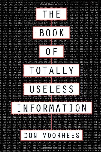 Book of Totally Useless Information  N/A 9780806514055 Front Cover