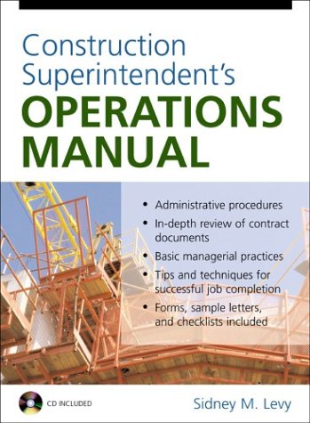 Construction Superintendent's Operations Manual   2004 9780071412056 Front Cover
