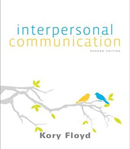 Interpersonal Communication  2nd 2011 9780077410056 Front Cover