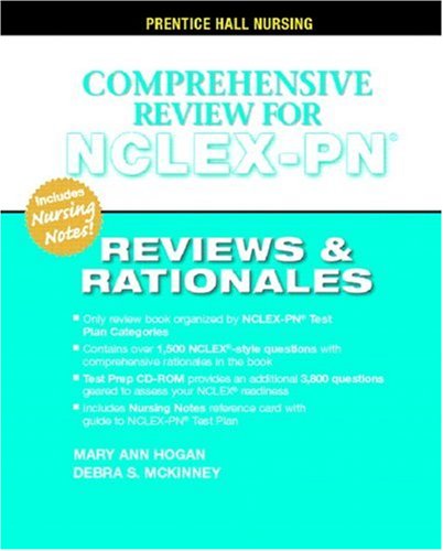 Comprehensive Review for NCLEX-PN Reviews and Rationales  2008 9780131196056 Front Cover