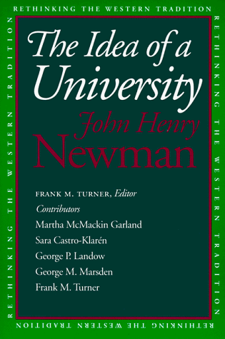 Idea of a University   1996 9780300064056 Front Cover
