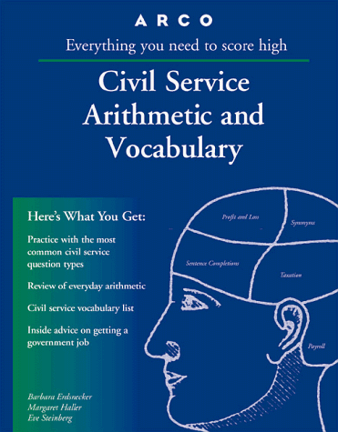 Civil Service Arithmetic and Vocabulary  13th 1998 9780028622057 Front Cover