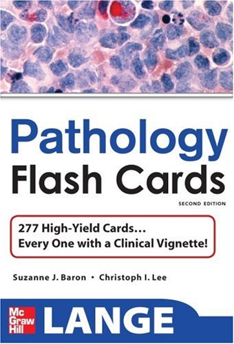 Lange Pathology Flash Cards, Second Edition  2nd 2009 9780071613057 Front Cover