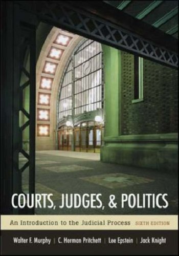 Courts, Judges, and Politics  6th 2006 (Revised) 9780072977059 Front Cover