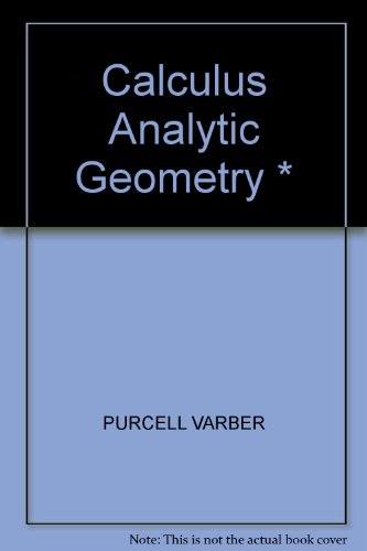 Calculus with Analytic Geometry 5th 9780131111059 Front Cover
