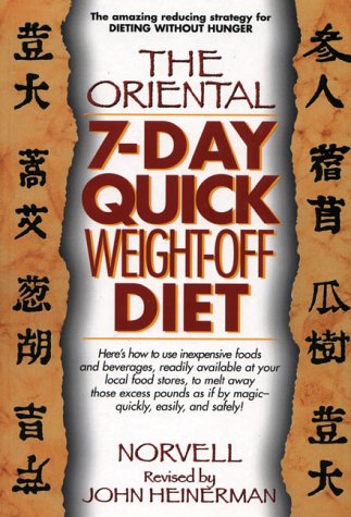 Oriental 7-Day, Quick Weight-off Diet  2nd 1997 (Revised) 9780132549059 Front Cover