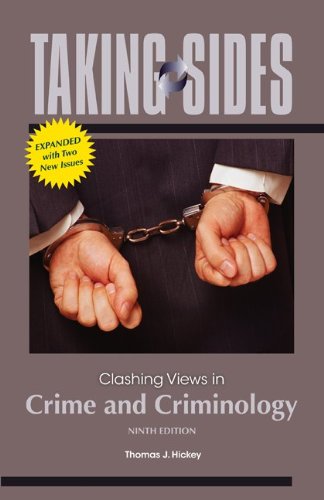Clashing Views in Crime and Criminology  9th 2010 (Expanded) 9780077408060 Front Cover
