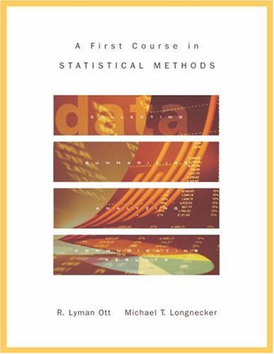 First Course in Statistical Methods   2004 9780534408060 Front Cover
