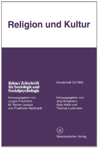 Religion Und Kultur:   1993 9783531125060 Front Cover