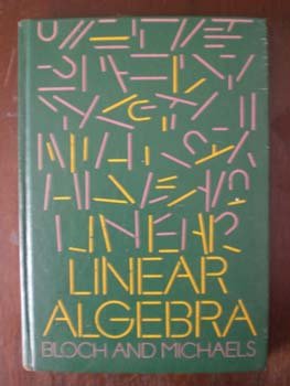 Linear Algebra N/A 9780070059061 Front Cover