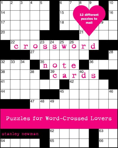 Crossword Note Cards Puzzles for Word-Crossed Lovers N/A 9780307337061 Front Cover