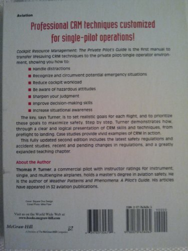 Cockpit Resource Management The Private Pilot's Guide 2nd 1998 9780070656062 Front Cover