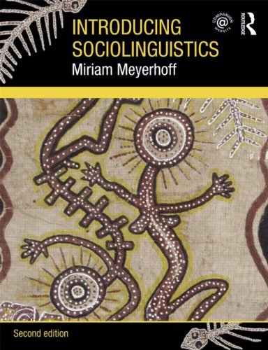 Introducing Sociolinguistics  2nd 2011 (Revised) 9780415550062 Front Cover