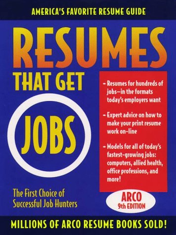 Resumes That Get Jobs  9th 1998 9780028622064 Front Cover