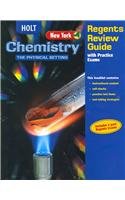 Holt Chemistry New York: the Physical Setting, Review Guide Focus on the Regents Exam NY  2005 9780030362064 Front Cover