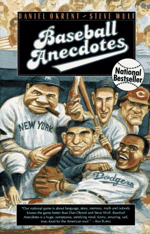 Baseball Anecdotes RI  Reprint  9780062732064 Front Cover