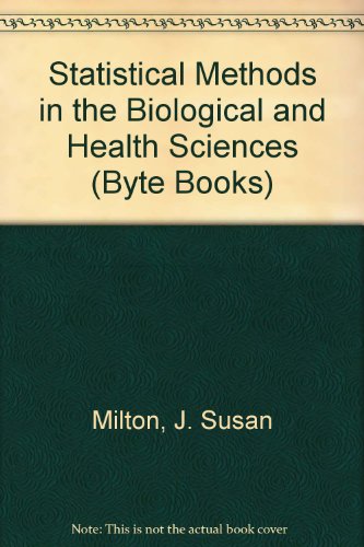 Statistical Methods in the Biological and Health Sciences  2nd 9780070425064 Front Cover