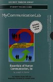 Essentials of Human Communication  8th 2014 9780205931064 Front Cover